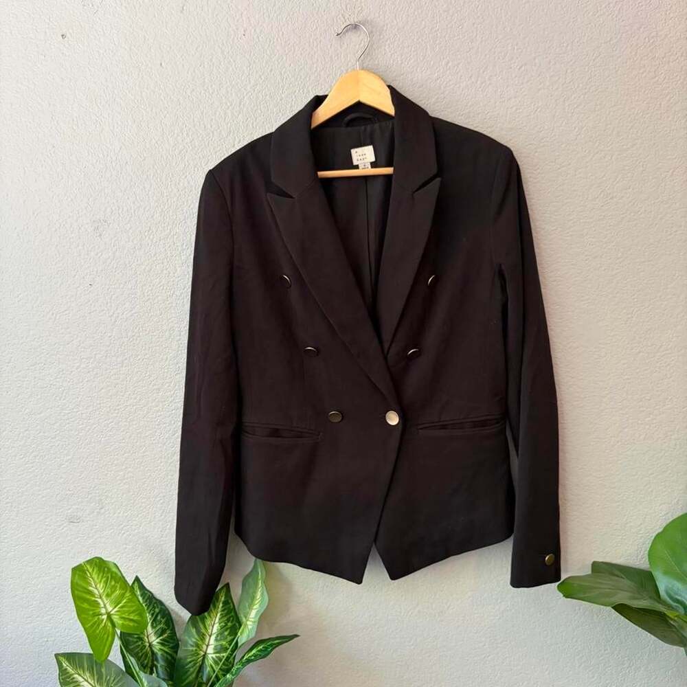 A New Day Women's Black and Brown Jacket